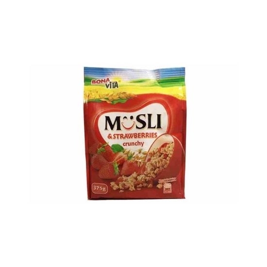 Picture of BONAVITA CRUNCHY MUSLI STRAWBERRY 375GR